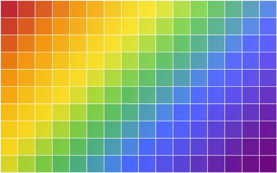 Vibrant Rainbow Color Tiles Wallpaper