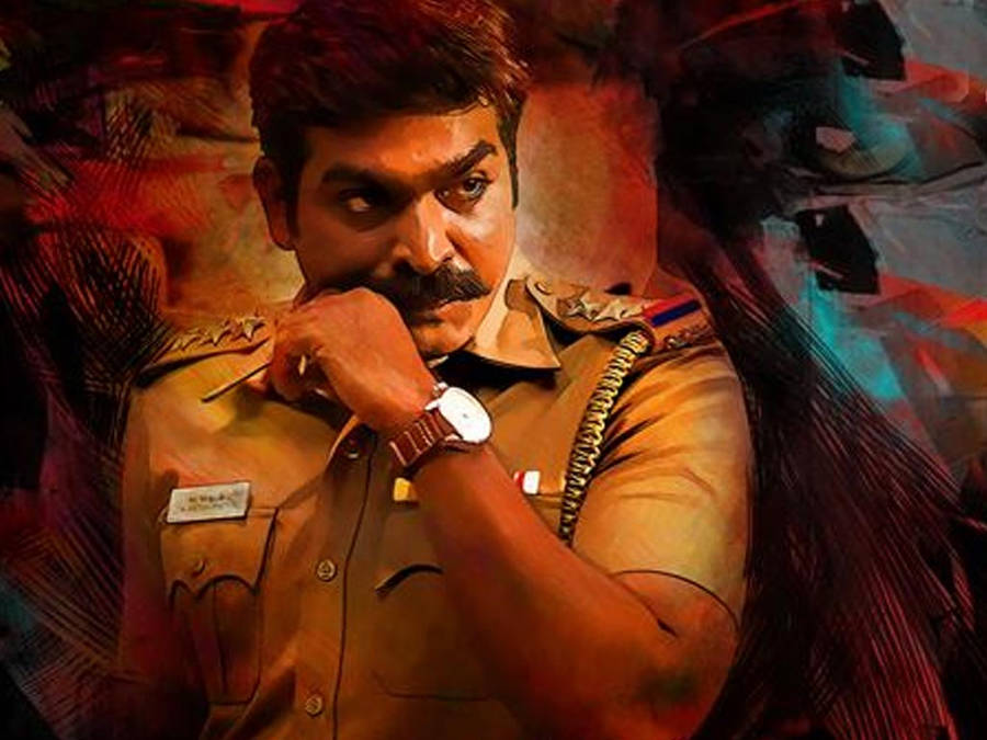 Download free Vijay Sethupathi Painting Police Uniform Hd Wallpaper ...