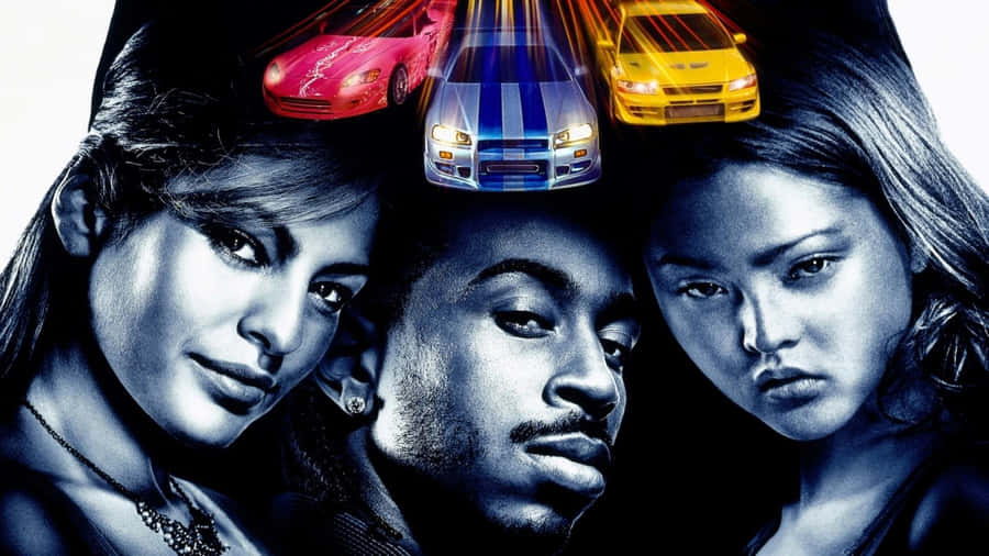 Vin Diesel And Paul Walker Lead The Cast Of The Fast And The Furious Wallpaper