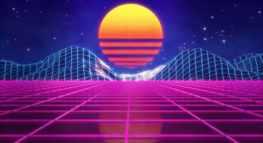 Watch The Magic Of Golden Sunset Wallpaper