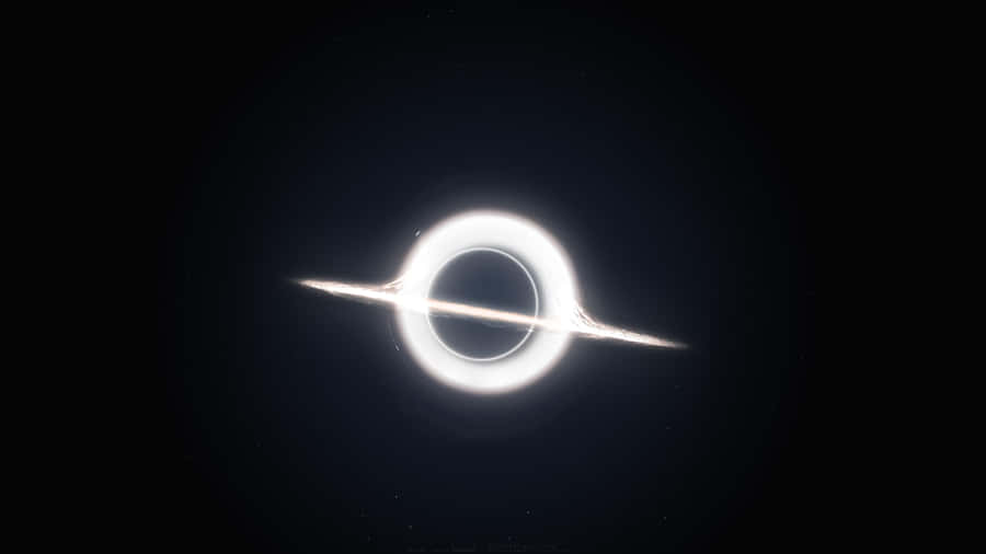 Watching A Black Hole Appear In Interstellar Space Wallpaper