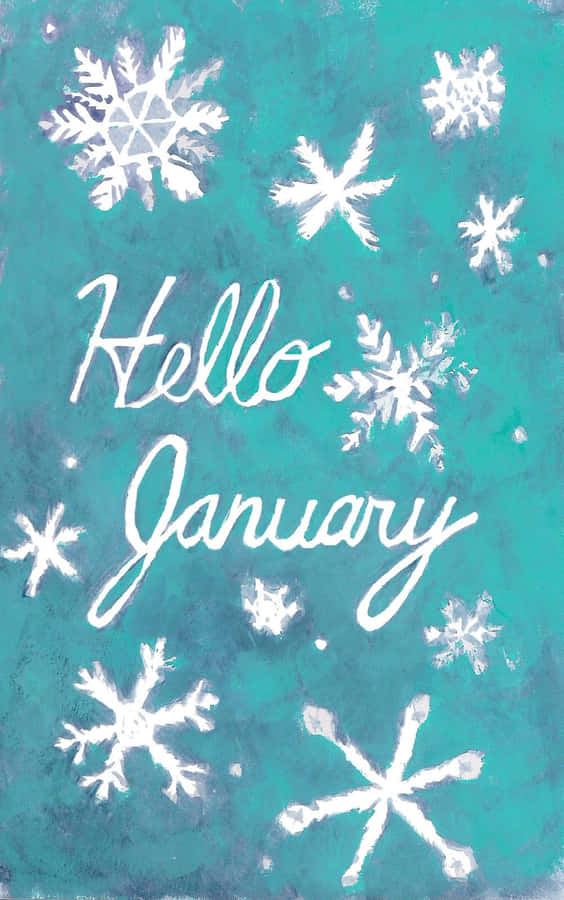 Welcome January With Joy Wallpaper