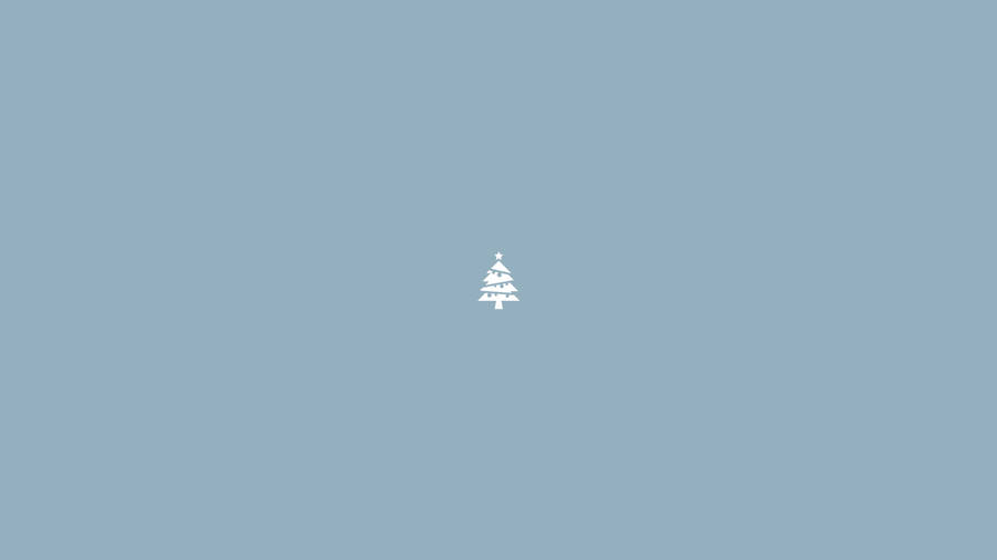 Download Free White Simple Christmas Tree Wallpaper - Mrwallpaper.com