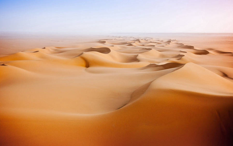 Wide Desert Landscape Photography Wallpaper