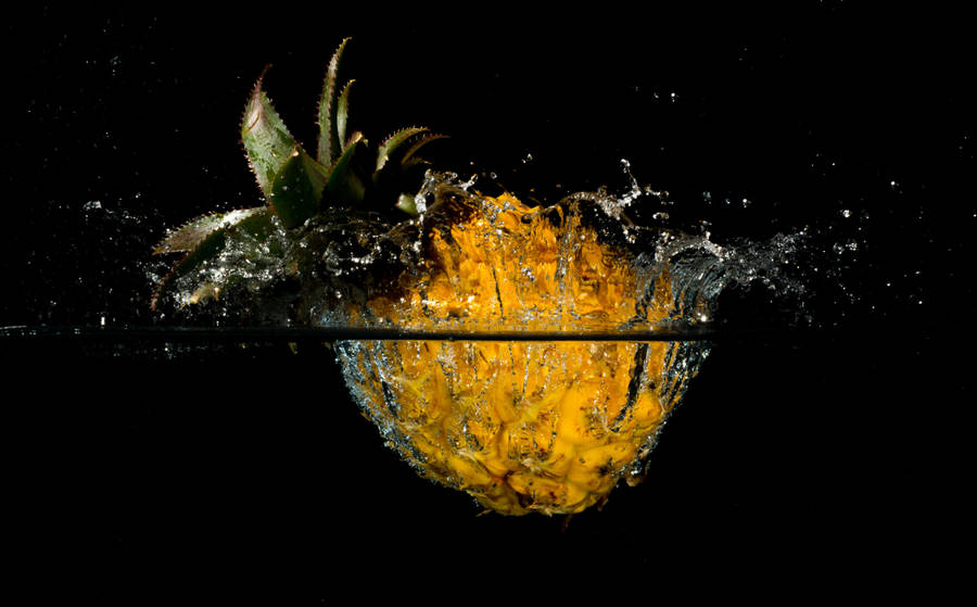 Widescreen Shot Of Pineapple Wallpaper