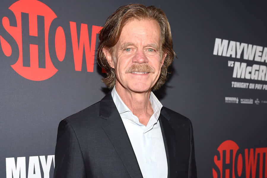 William H. Macy Posing For A Professional Photo Shoot Wallpaper