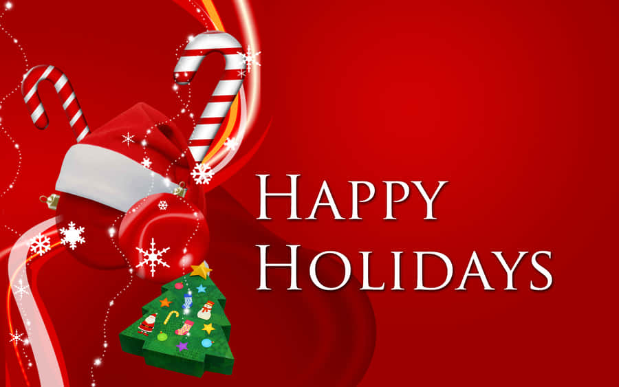 Wishing You A Happy Holiday Season! Wallpaper