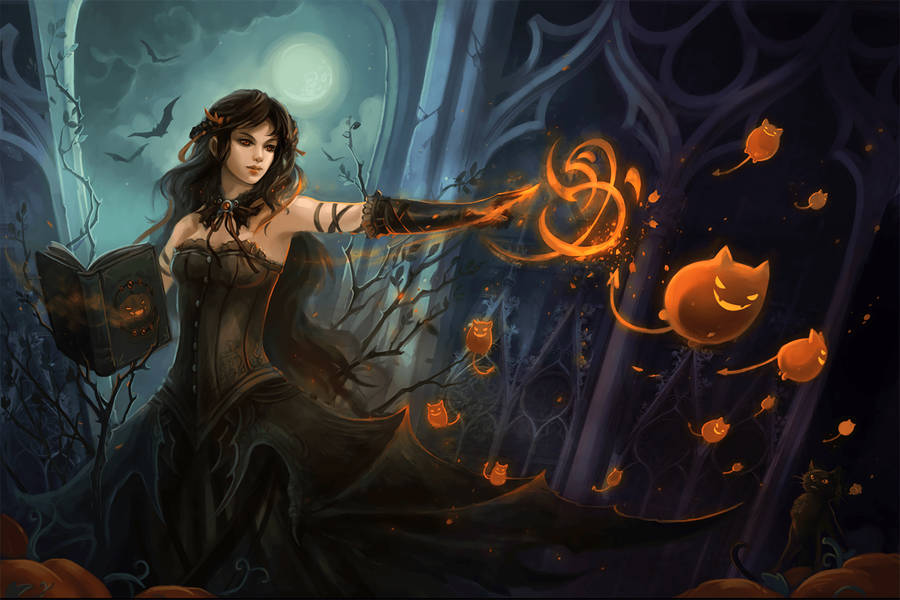 Witchcraft and Magic Illustrations | Witch wallpaper, Witchy wallpaper,  Cute wallpaper backgrounds