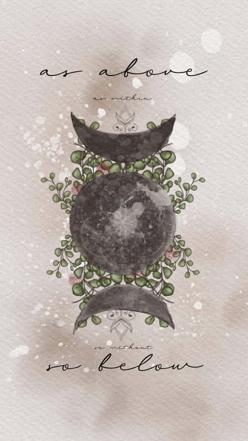 Witchy Phone Wallpaper Above Within Below Wallpaper