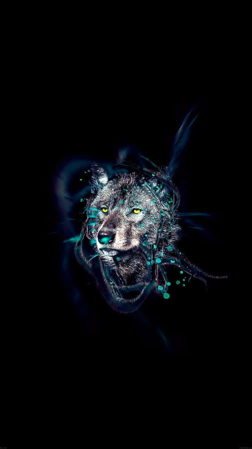 Wolf Spotlight Iphone Wallpaper Wallpaper