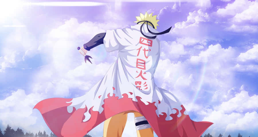 Work In Style With This Naruto-themed Aesthetic Computer Wallpaper