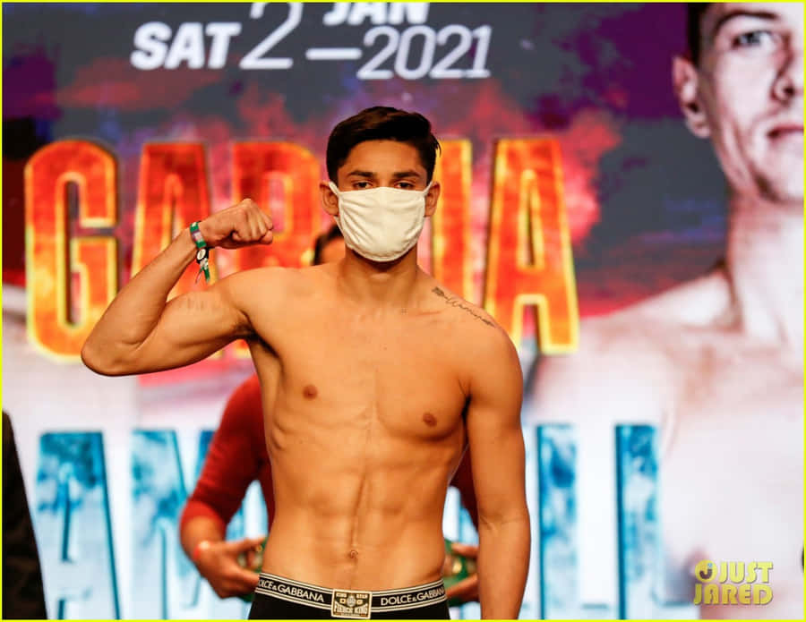'world Champion Boxer Ryan Garcia Doing Sparring' Wallpaper