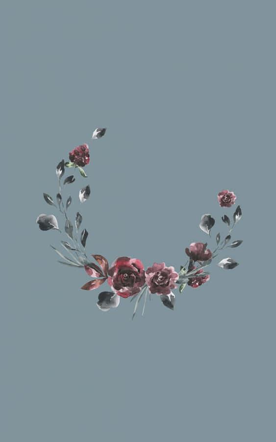 Wreath Painting For Instagram Stories Wallpaper