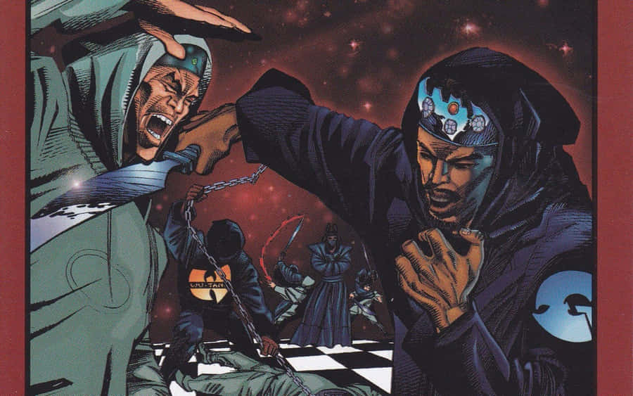 Wu Tang Clan Comic Art 4k Wallpaper