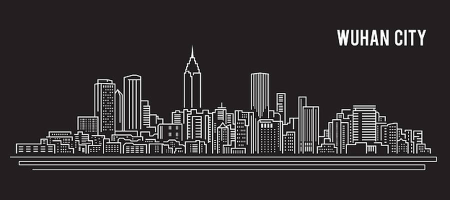 Download free Wuhan City Outline Art Wallpaper - MrWallpaper.com