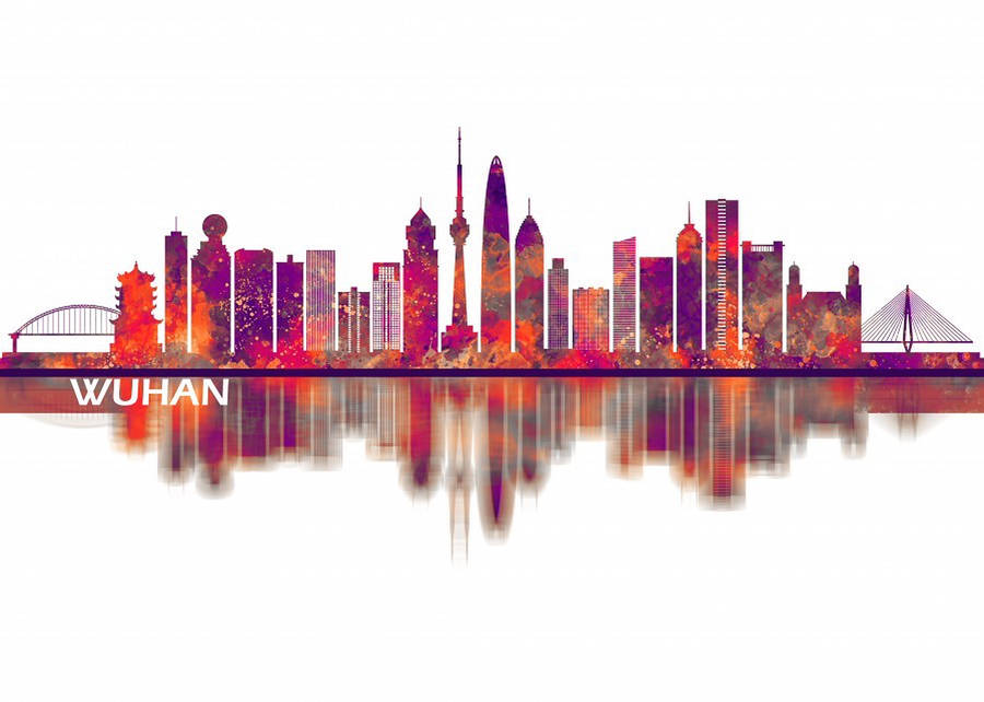 Download free Wuhan City Splatter Art Wallpaper - MrWallpaper.com