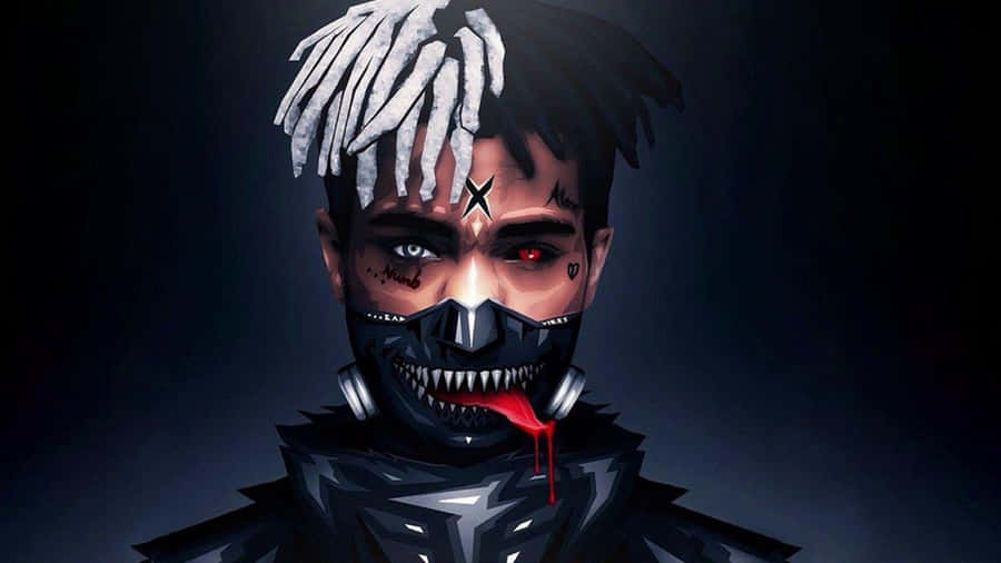 Xxxtentacion's Laptop - A Reminder Of An Influential Artist Ten Years Later Wallpaper