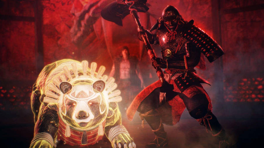 Download free Yasuke With Blazing Nioh Wallpaper - MrWallpaper.com