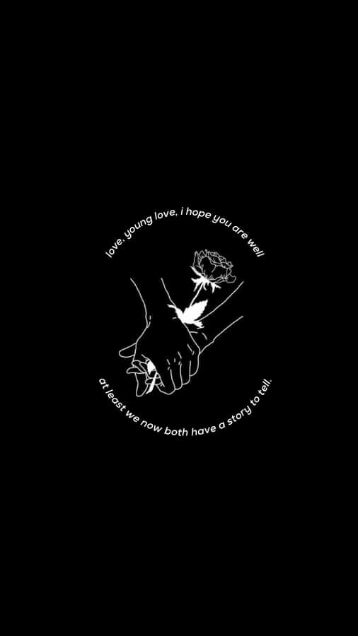 Young Love Story Graphic Wallpaper