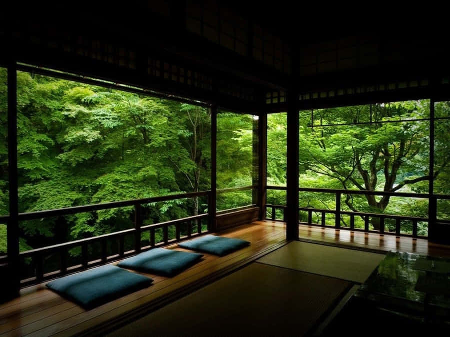 Zen Desktop Indoor Patio Wallpaper