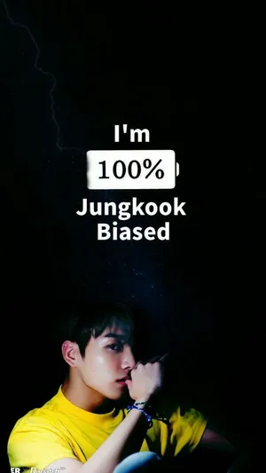 100% Bts Jk Biased Art Wallpaper