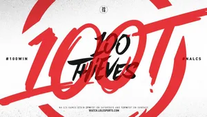 100 Thieves By Rihanna Wallpaper