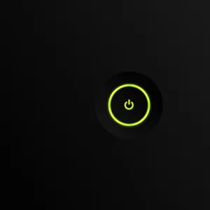 1080x1080 Xbox Yellow-green Power Button Wallpaper