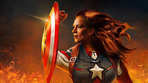 1366 X 768 Marvel Captain Carter Wallpaper
