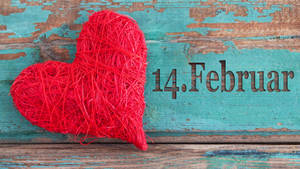 14 February And Red Heart Wallpaper
