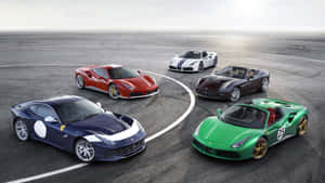 1440p Ferrari Luxury Racing Cars Wallpaper