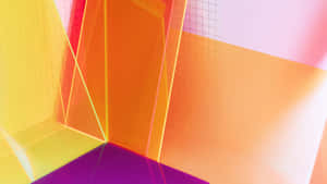 1920 X 1080 Abstract Orange Yellow Purple Pink Squares Wallpaper