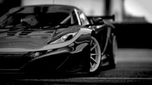 1920 X 1080 Car Black And White Mclaren Wallpaper