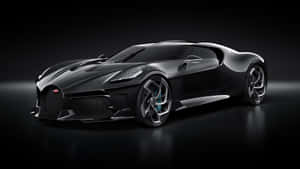 1920 X 1080 Car Black Bugatti Wallpaper