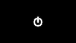 1920x1080 Black Power Button Wallpaper