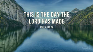 1920x1080 Hd Biblical Psalm 118:24 Wallpaper