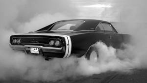 1970 Black Dodge Charger Classic Car Wallpaper