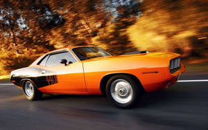 1971 Plymouth 440 Barracuda Two Door Pony Car Wallpaper