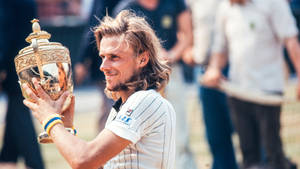 1976 Wimbledon Lawn Tennis Champion Björn Borg Wallpaper