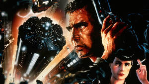 1982 Blade Runner Movie Poster Harrison Ford Wallpaper