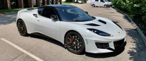 2017 Lotus Evora White Car Wallpaper