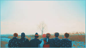 2021 Bts Group Photo Wallpaper