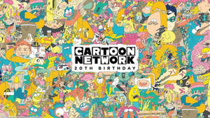 20th Birthday Cartoon Network Characters Wallpaper