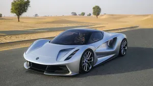 2560x1440 Car Silver Lotus Evija Wallpaper