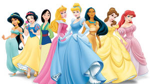 2560x1440 Disney Eight Princesses Wallpaper
