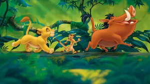 2560x1440 Disney Hakuna Matata Characters Wallpaper