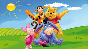 2560x1440 Disney Winnie And Friends Wallpaper