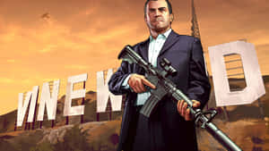 2560x1440 Gta 5 Protagonist Michael De Santa Wallpaper