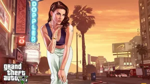 2560x1440 Gta 5 Protagonist Starlet Wallpaper