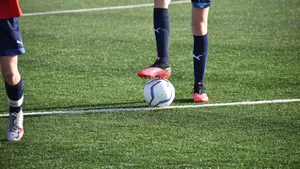 2560x1440 Soccer Player Feet Wallpaper