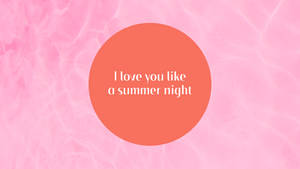 2560x1440 Summer Night Quote Wallpaper